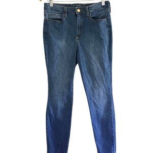 Universal Thread Womens Mid-Rise Skinny Jeans Size 8 Blue Denim